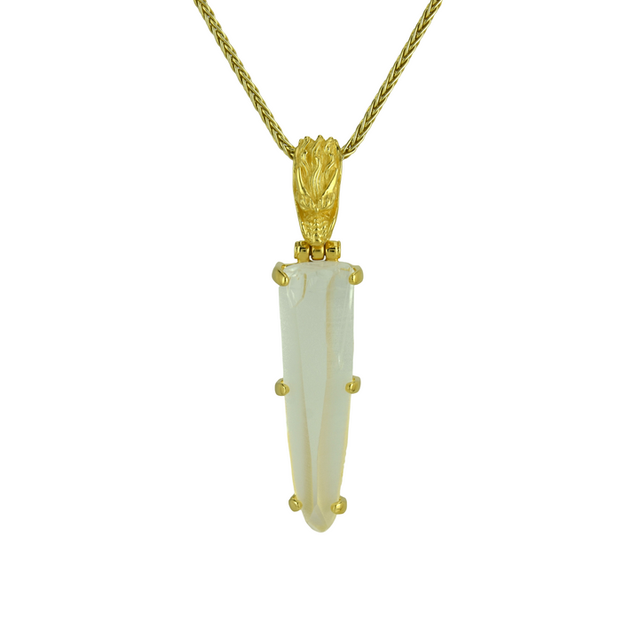 Lemurian Quartz Pendant