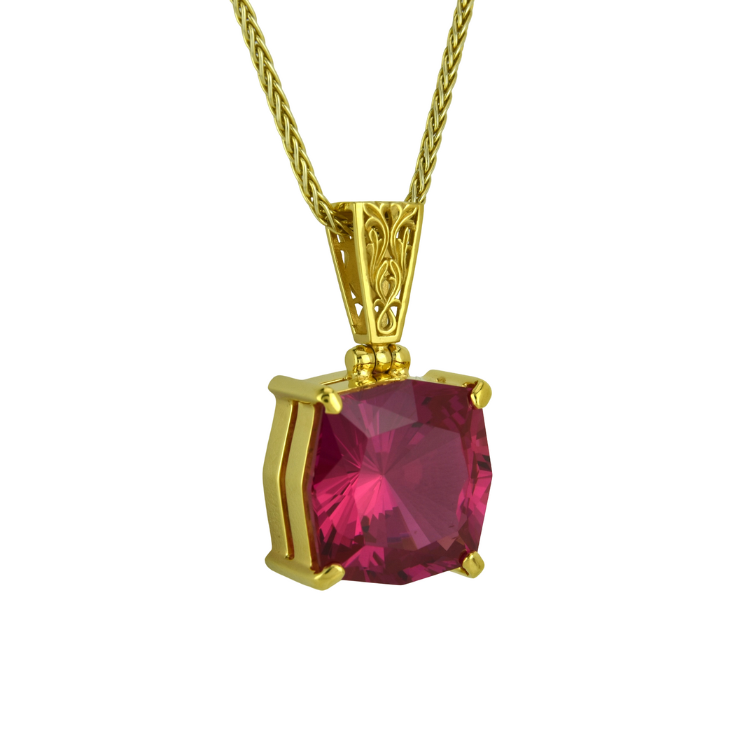 Parvati Pink Sapphire Pendant