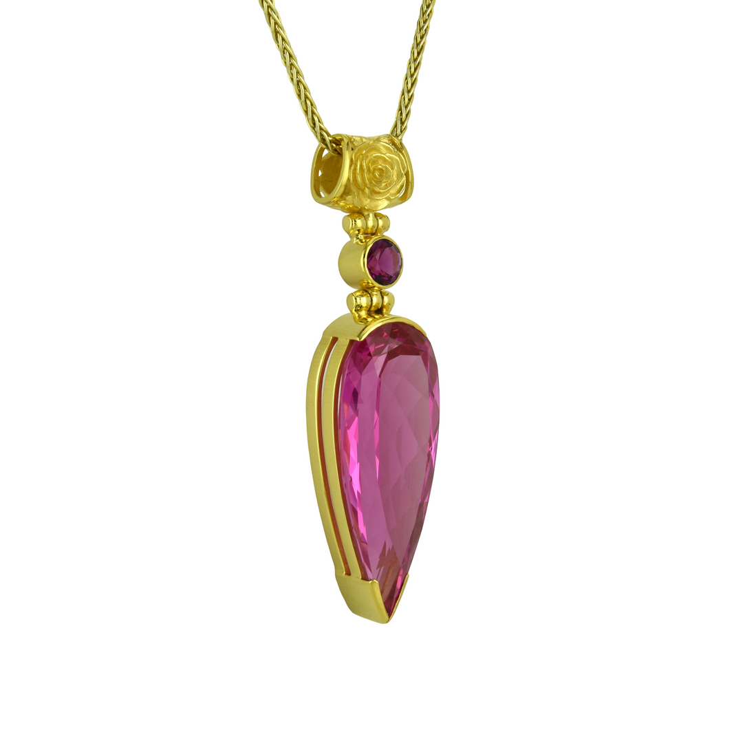 Shasta Pink Sapphire Pendant
