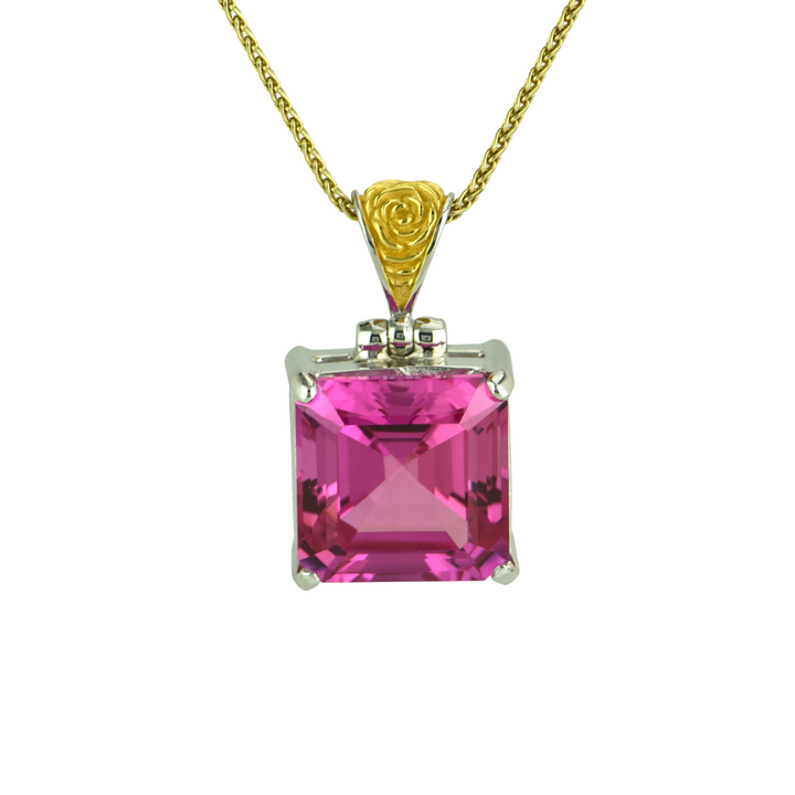 Shasta Pink Sapphire Pendant