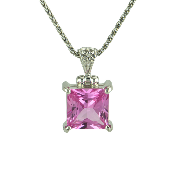 Shasta Pink Sapphire Pendant
