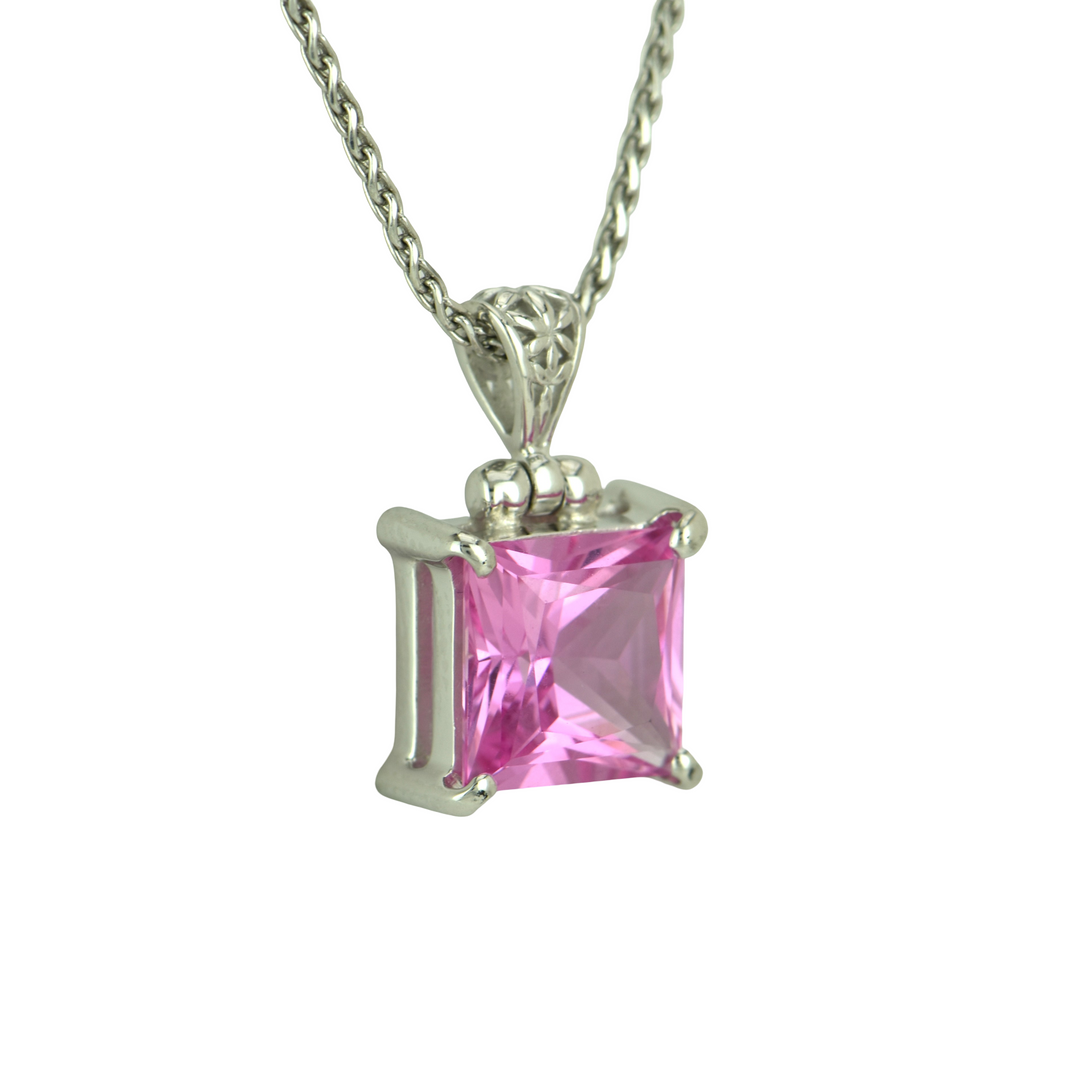 Shasta Pink Sapphire Pendant