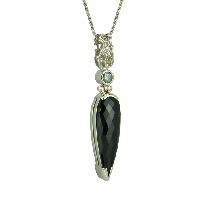 Black Spinel Pendant