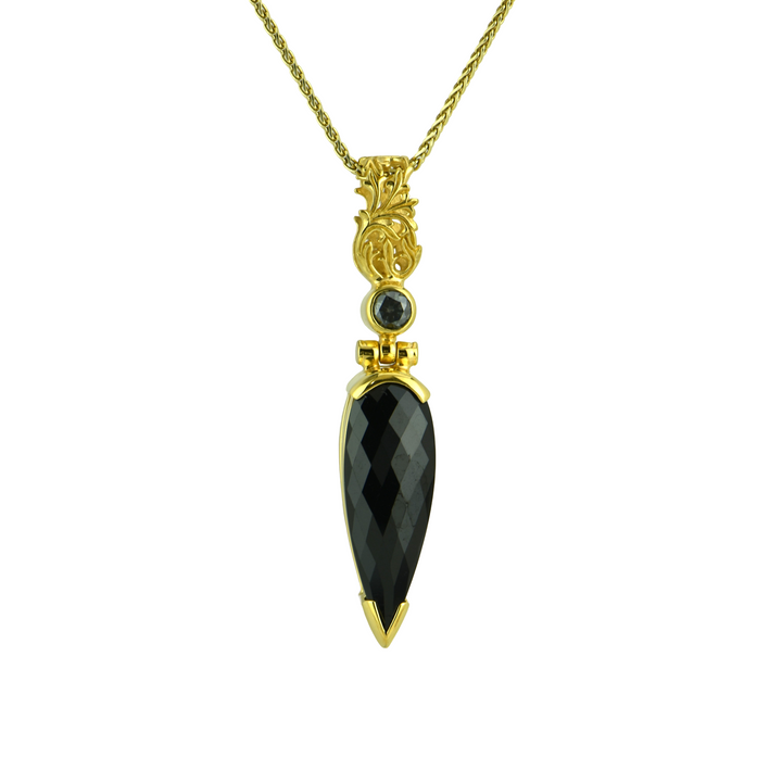 Black Spinel Pendant