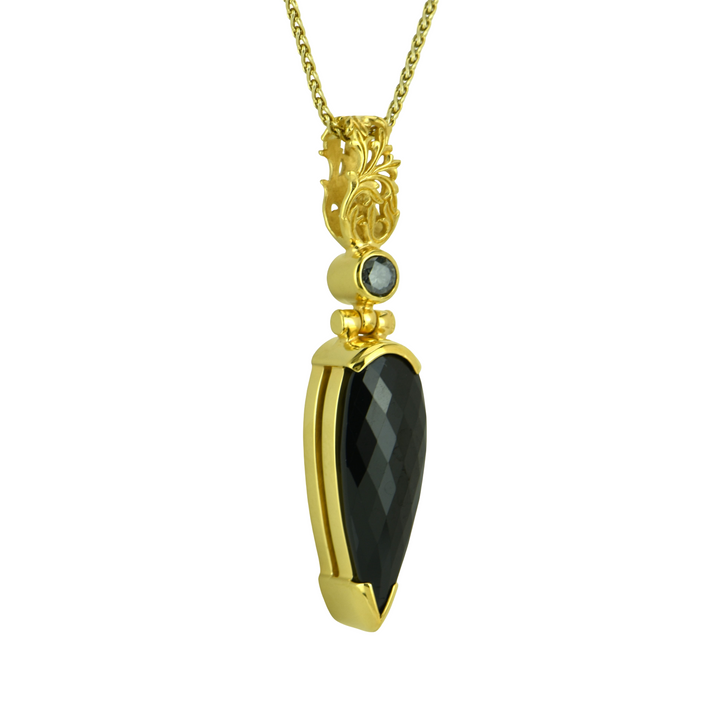 Black Spinel Pendant