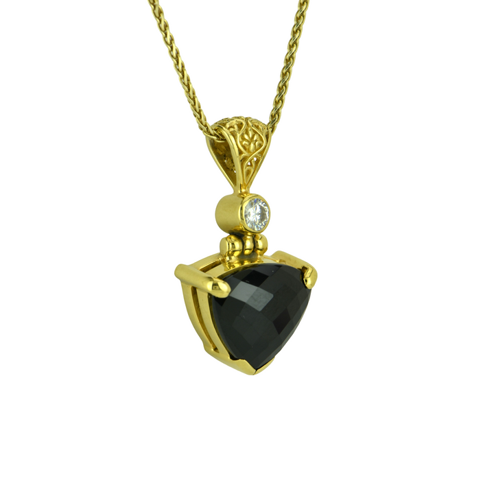 Black Spinel Pendant