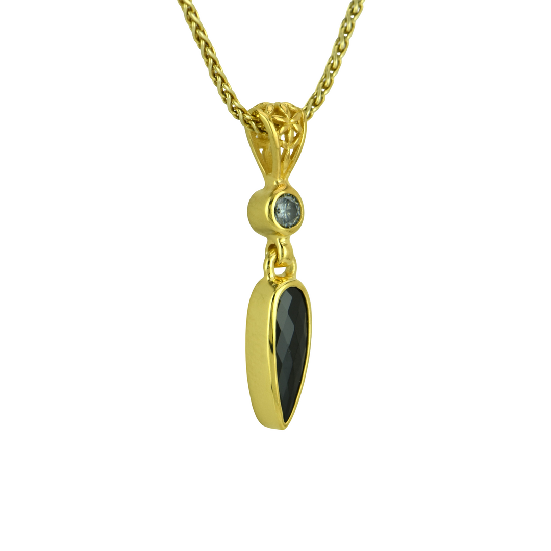 Black Spinel Pendant