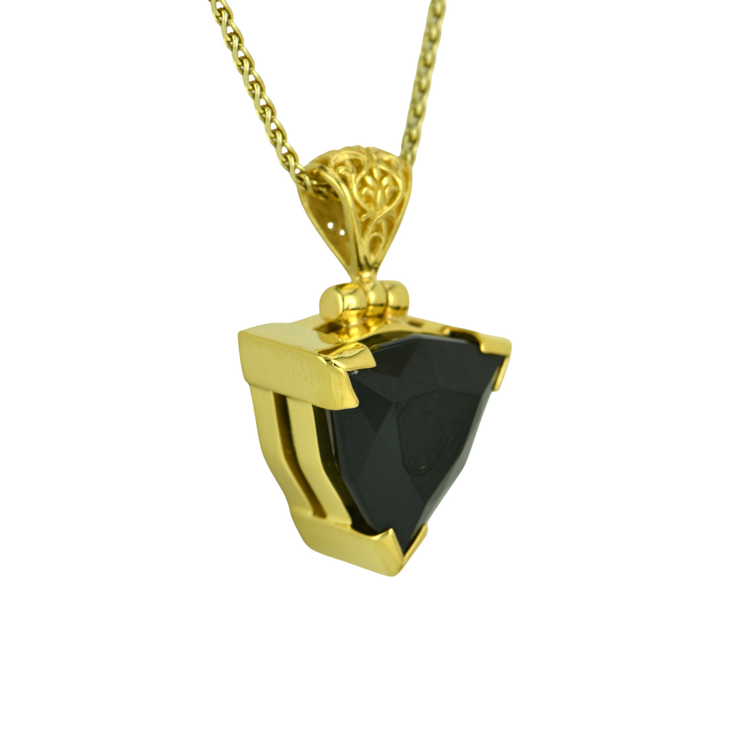 Black Spinel Pendant