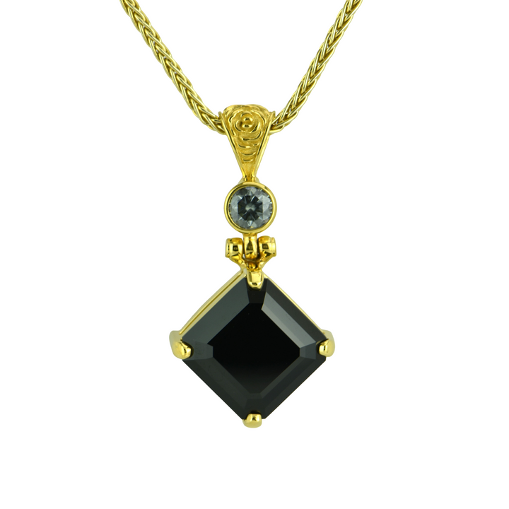 Black Spinel Pendant