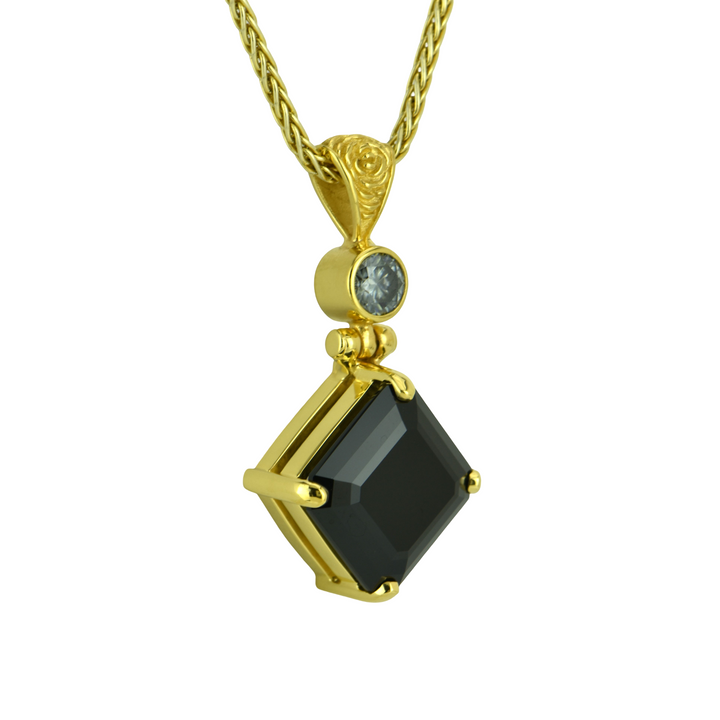 Black Spinel Pendant