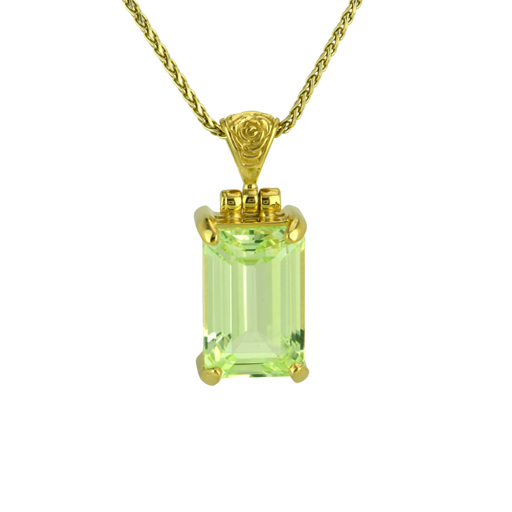 Mint Green Spinel Pendant