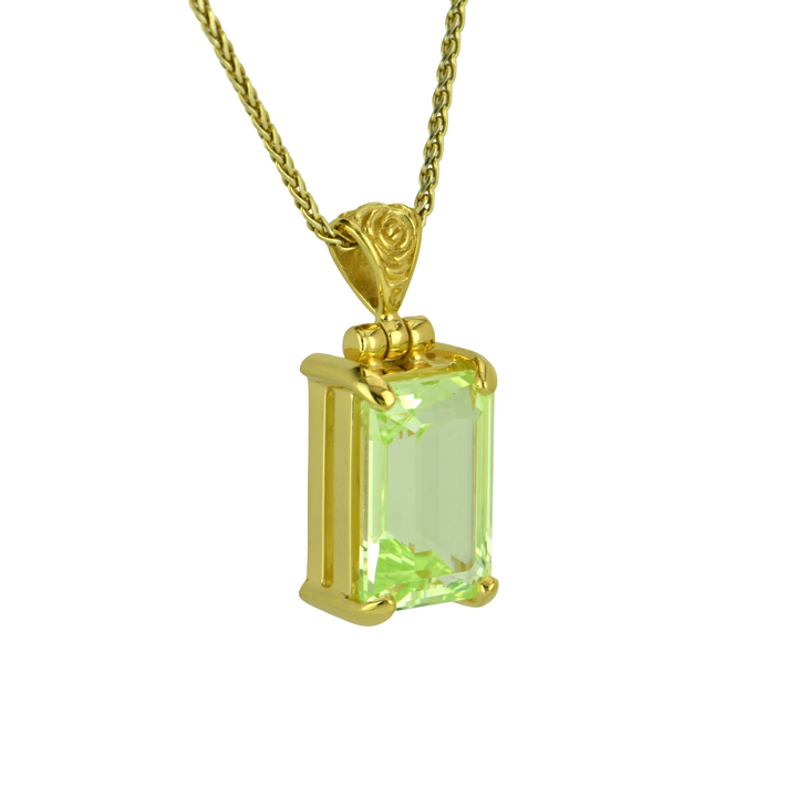 Mint Green Spinel Pendant