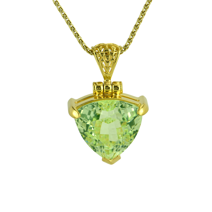 Mint Green Spinel Pendant