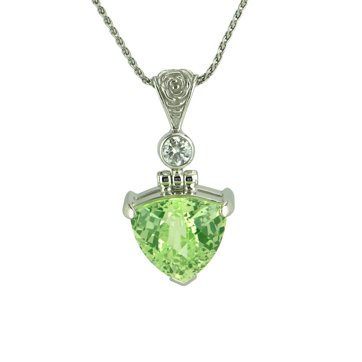 Mint Green Spinel Pendant