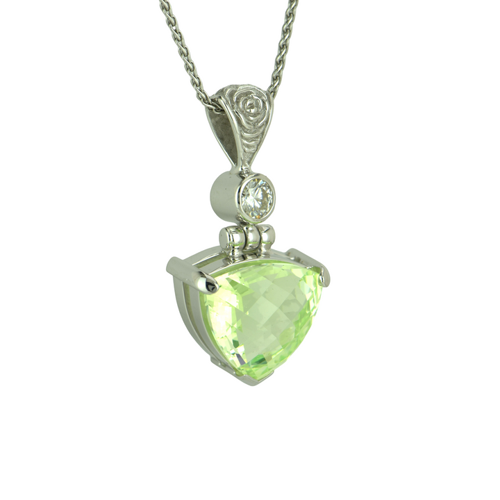 Mint Green Spinel Pendant