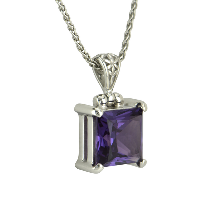 Alexandrite Effect Sapphire Pendant