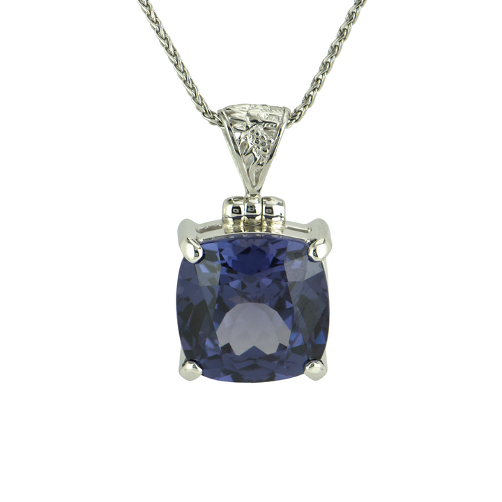 Alexandrite Effect Sapphire Pendant