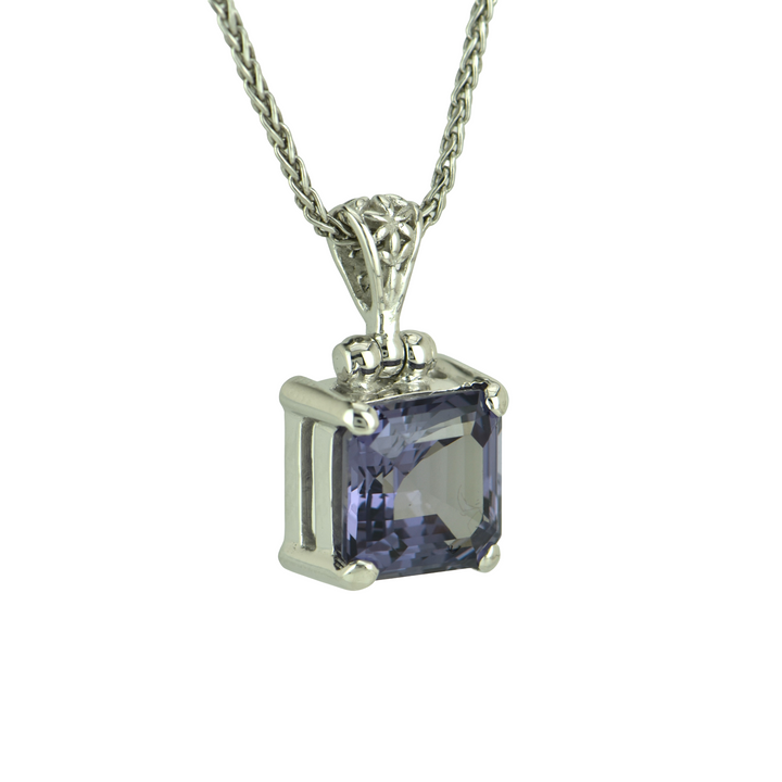Alexandrite Effect Sapphire Pendant