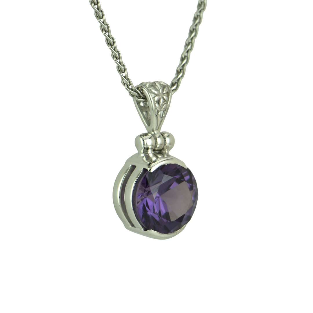 Alexandrite Effect Sapphire Pendant