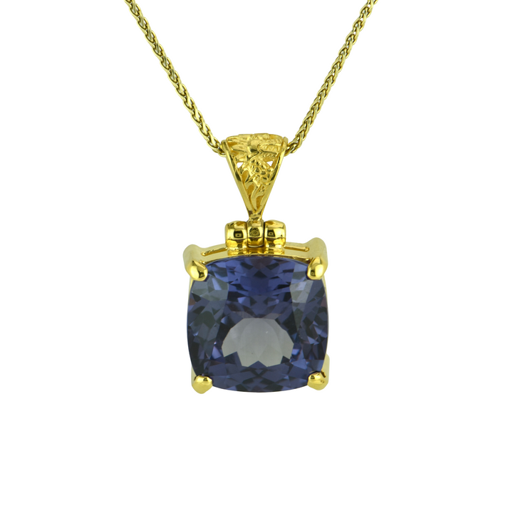 Alexandrite Effect Sapphire Pendant