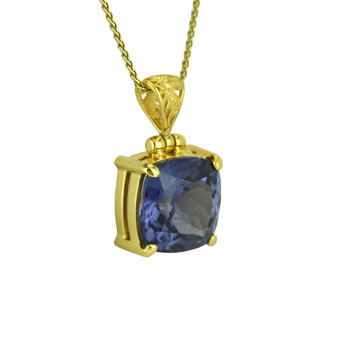 Alexandrite Effect Sapphire Pendant