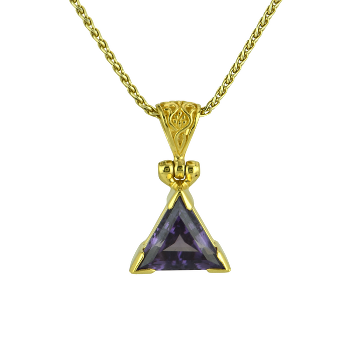 Alexandrite Effect Sapphire Pendant