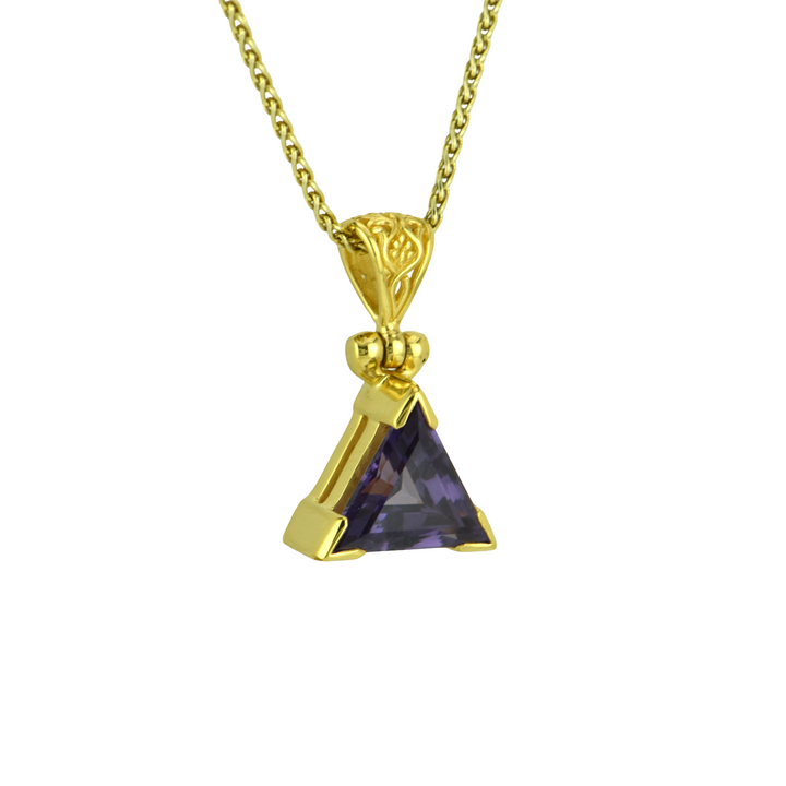 Alexandrite Effect Sapphire Pendant