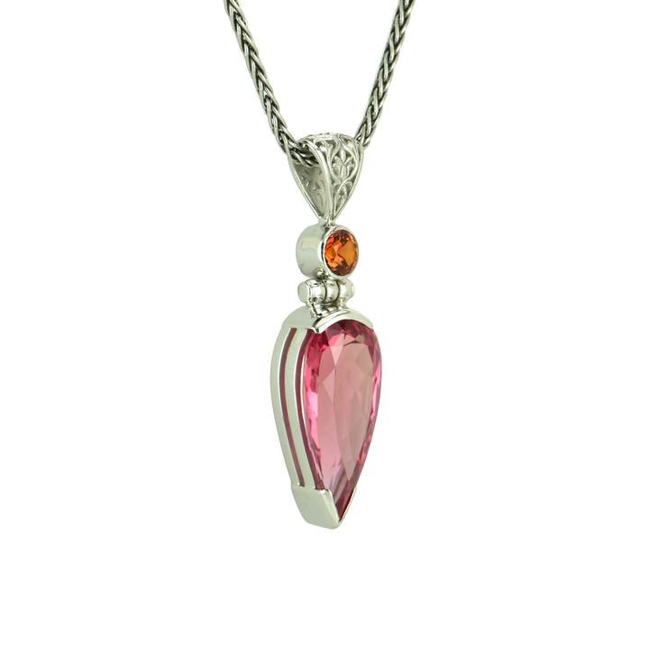 Pink Padparadscha Sapphire Pendant