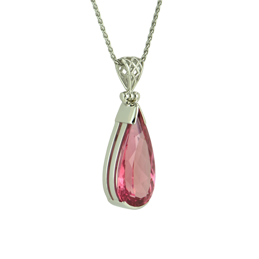 Pink Padparadscha Sapphire Pendant