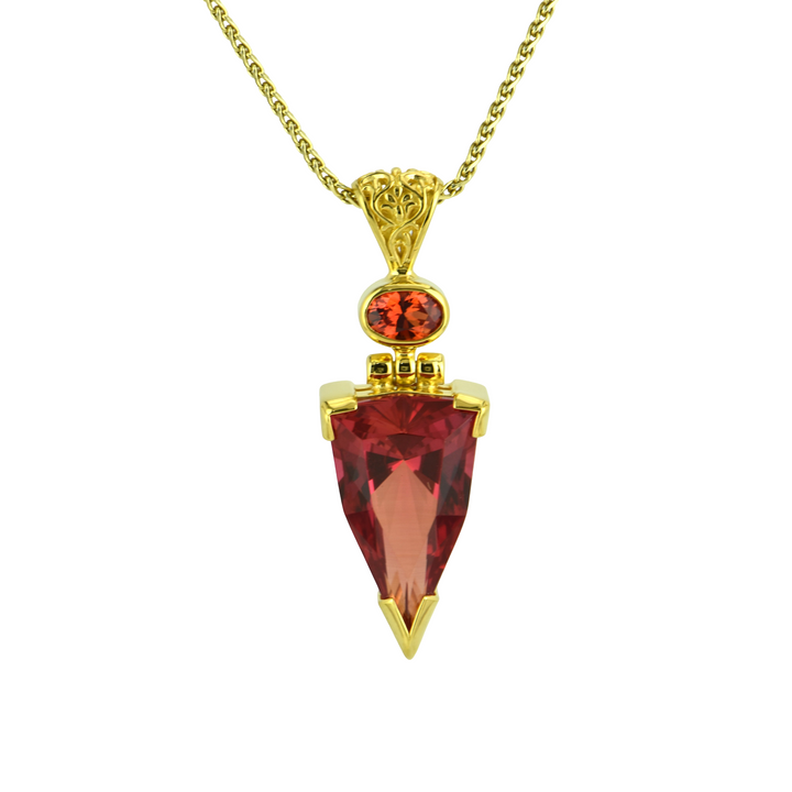 Padparadscha Sapphire Pendant