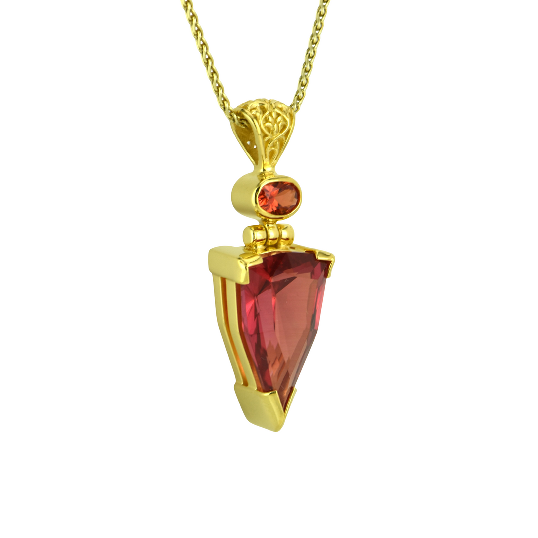 Padparadscha Sapphire Pendant
