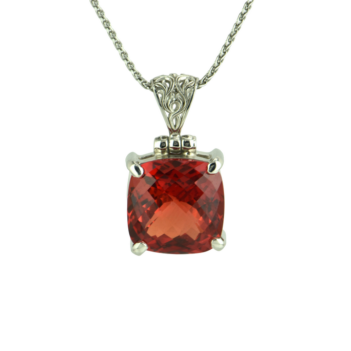 Padparadscha Sapphire Pendant