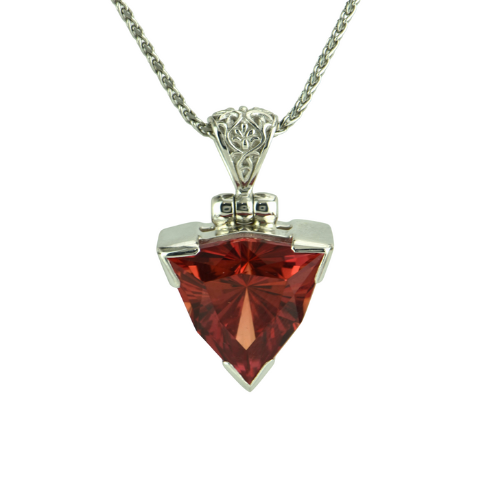 Padparadscha Sapphire Pendant