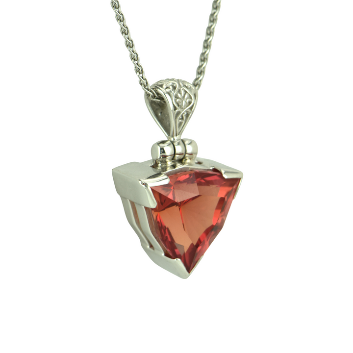Padparadscha Sapphire Pendant