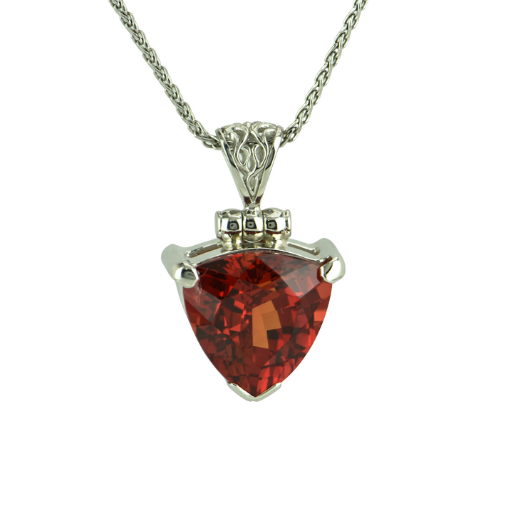 Padparadscha Sapphire Pendant