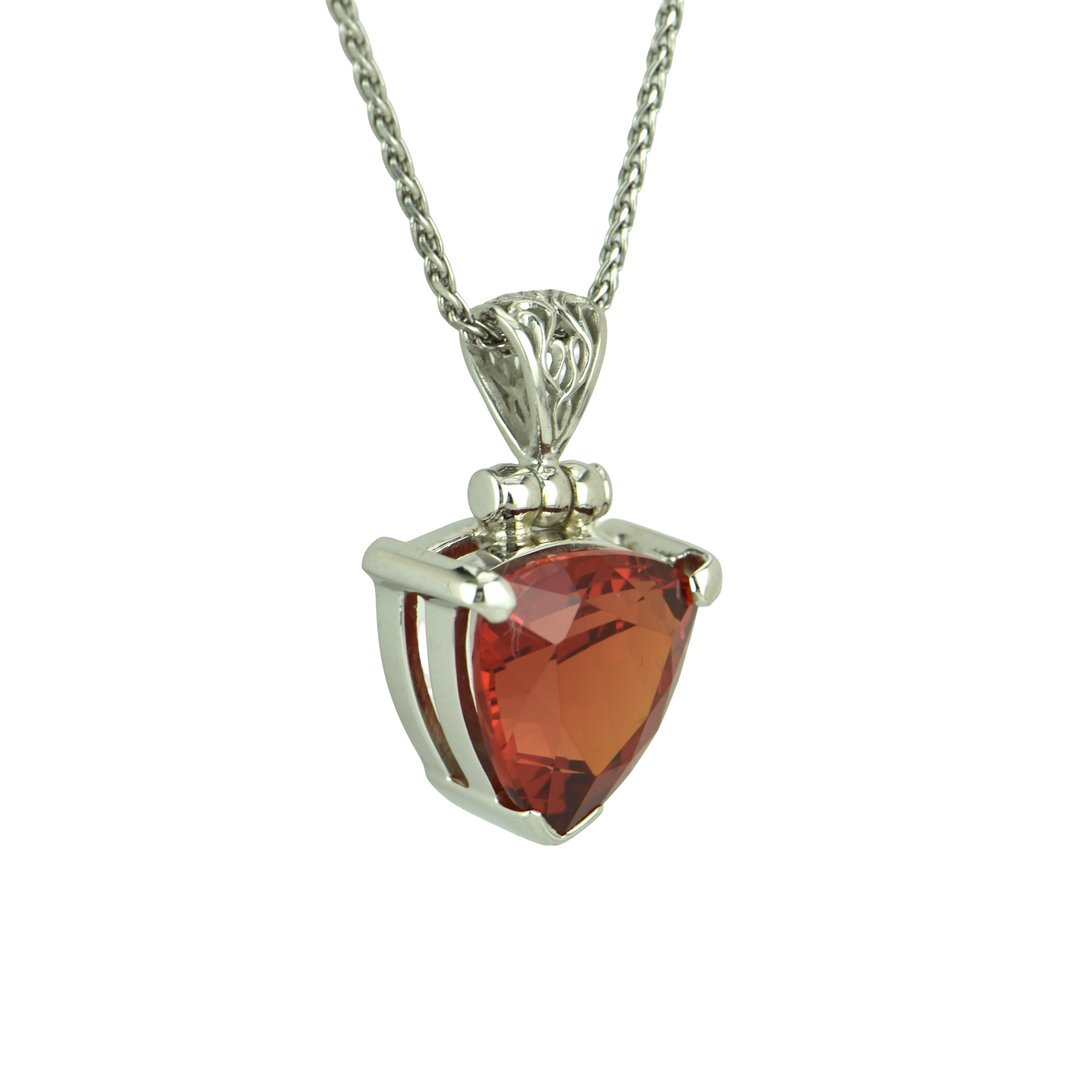 Padparadscha Sapphire Pendant