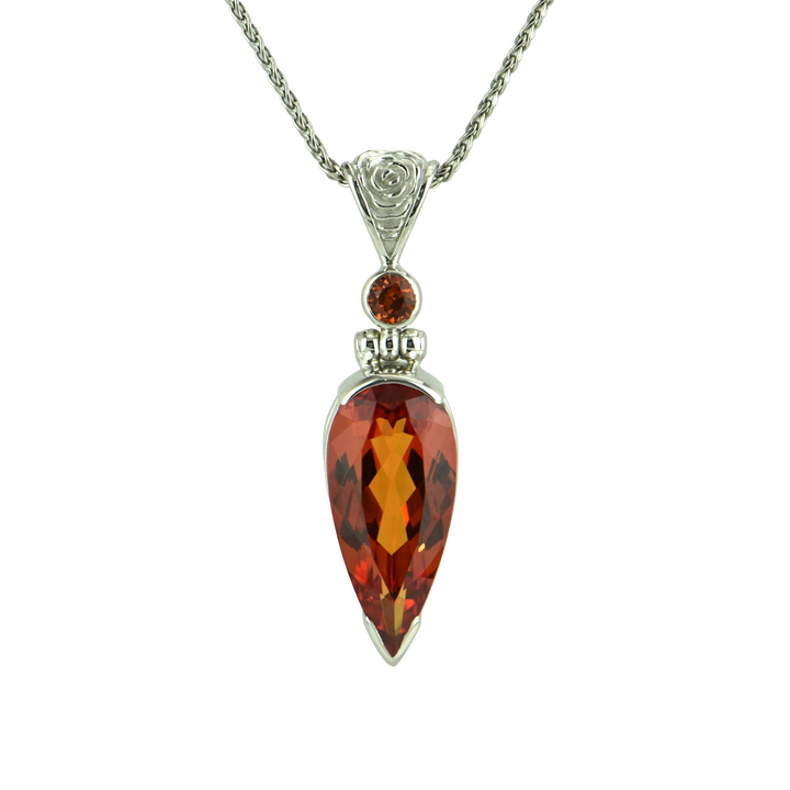 Padparadscha Sapphire Pendant