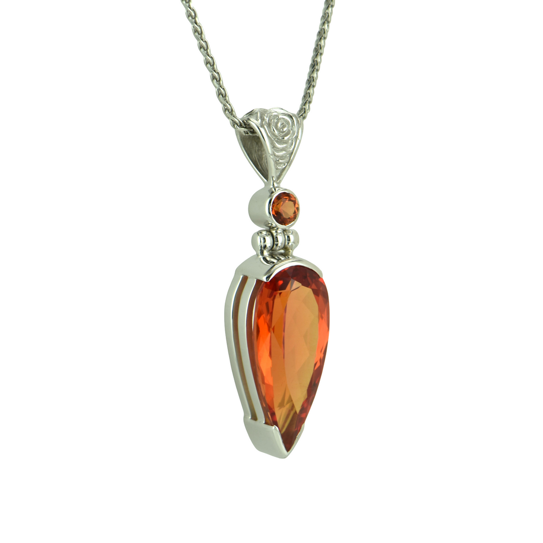 Padparadscha Sapphire Pendant