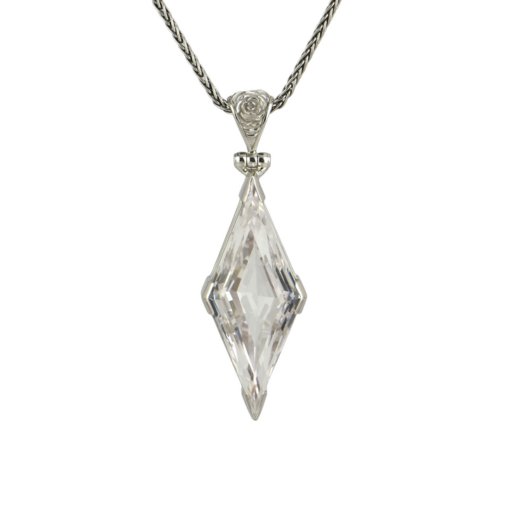 White Sapphire Pendant