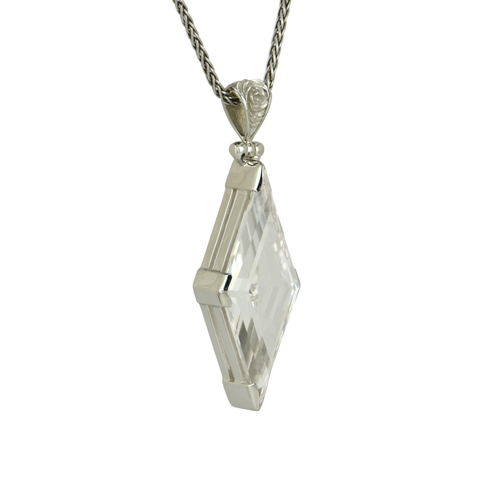 White Sapphire Pendant