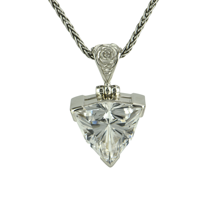 White Sapphire Pendant