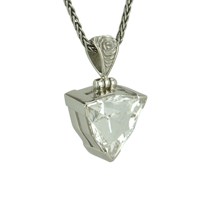 White Sapphire Pendant