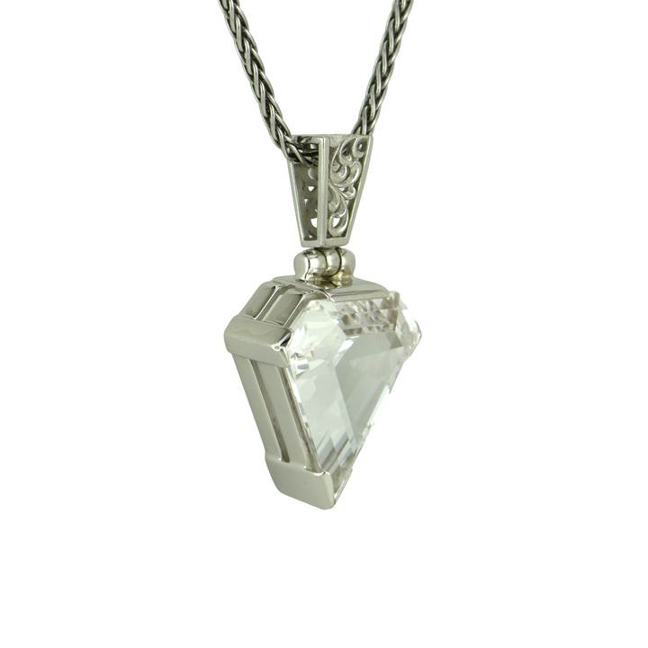 White Sapphire Pendant