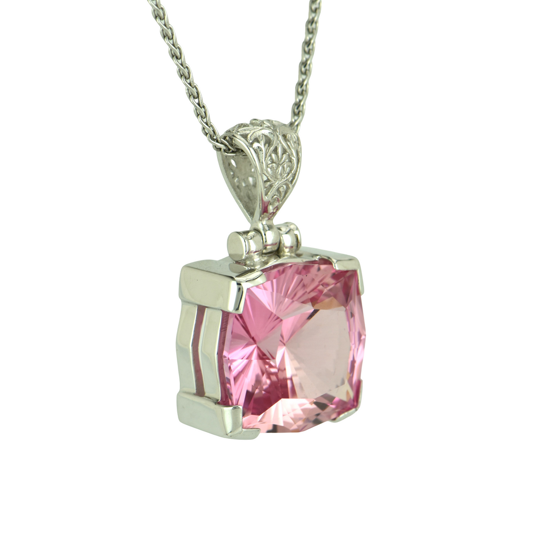 Imperial Pink Sapphire Pendant
