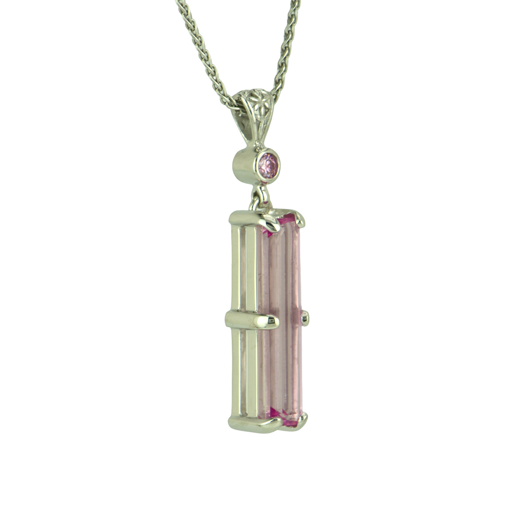 Pink Biron Emerald Pendant