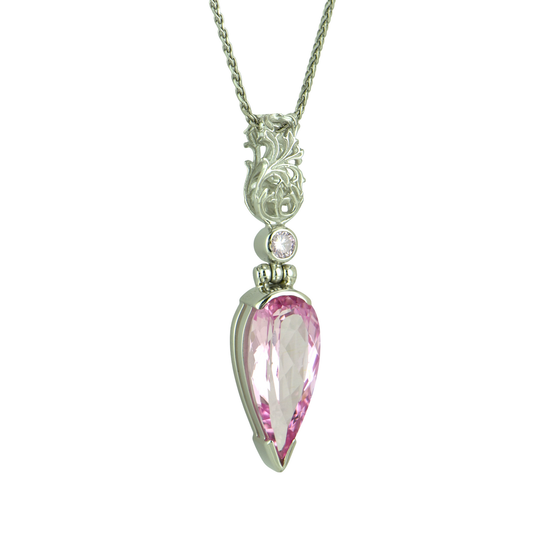 Imperial Pink Sapphire Pendant