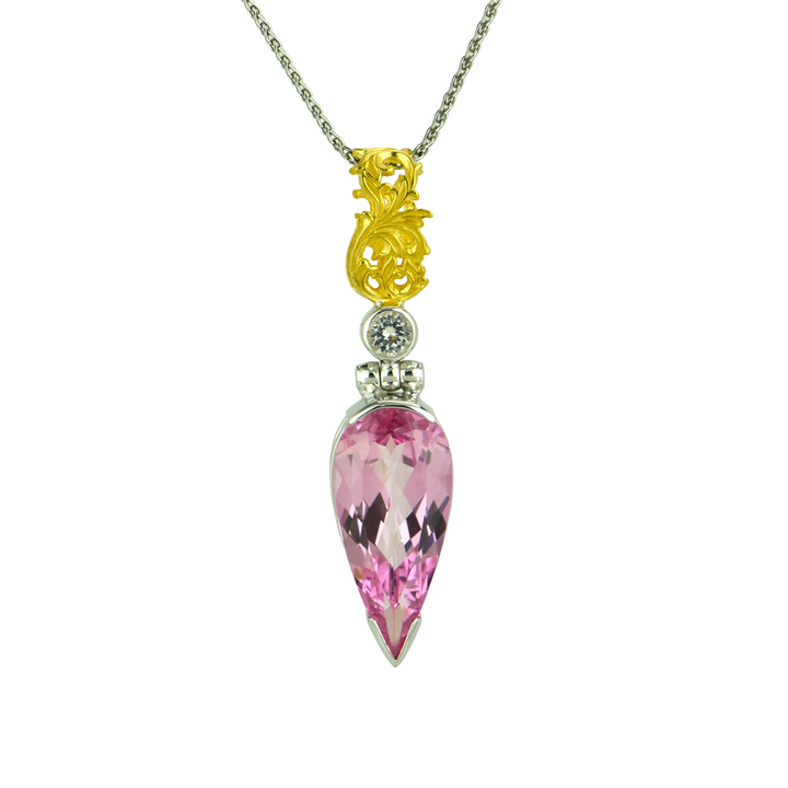 Imperial Pink Sapphire Pendant