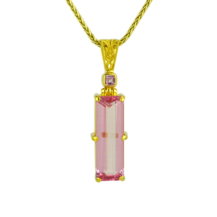 Imperial Pink Sapphire Pendant