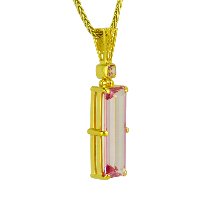 Imperial Pink Sapphire Pendant