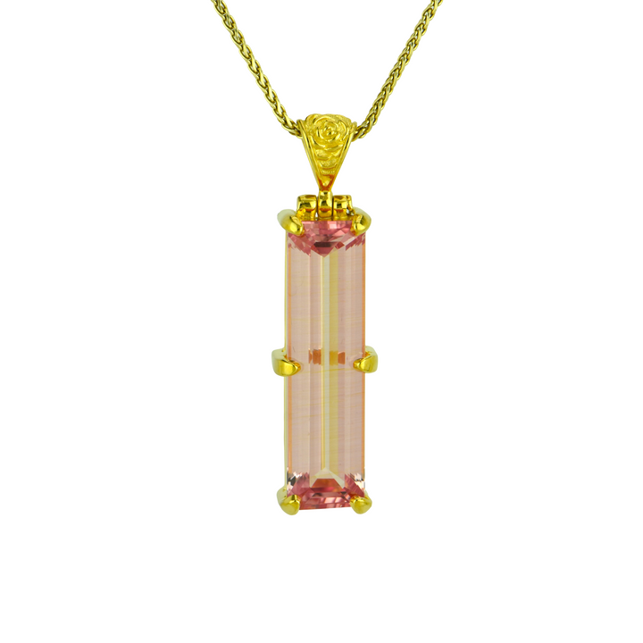 Imperial Pink Sapphire Pendant